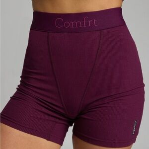 Comfirt Ribbed Contour Boxers in Plum